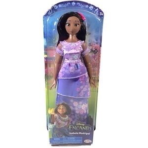 Encanto Doll Isabela Madrigal Disney Dress Hair Clip Shoes Pink In NIB
